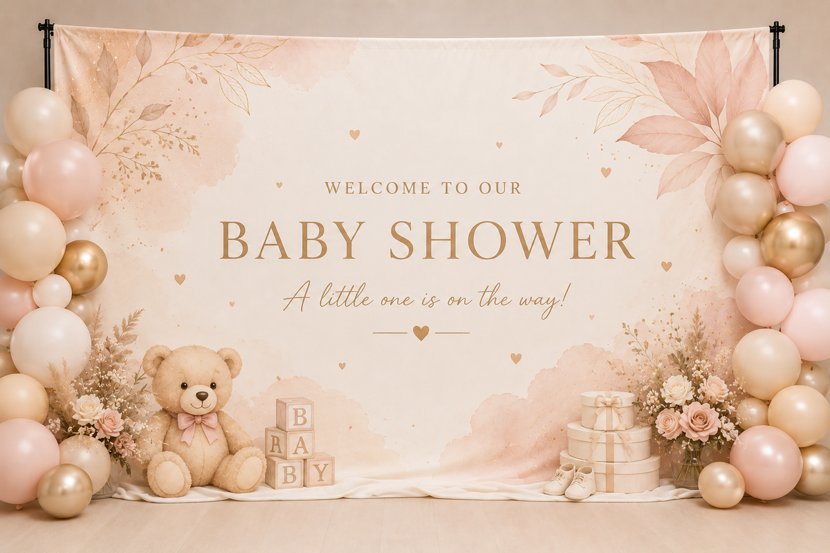 Baby Shower Backdrops