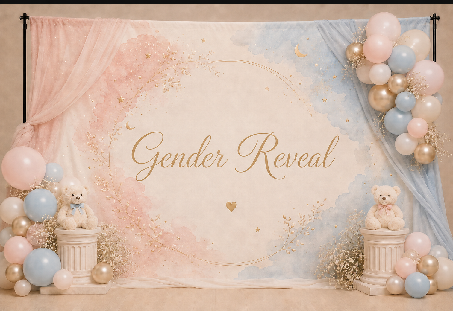 Gender Reveal Backdrops collection
