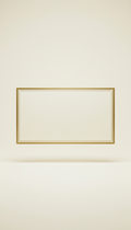 Warm White Corporate Banner with Gold Accent