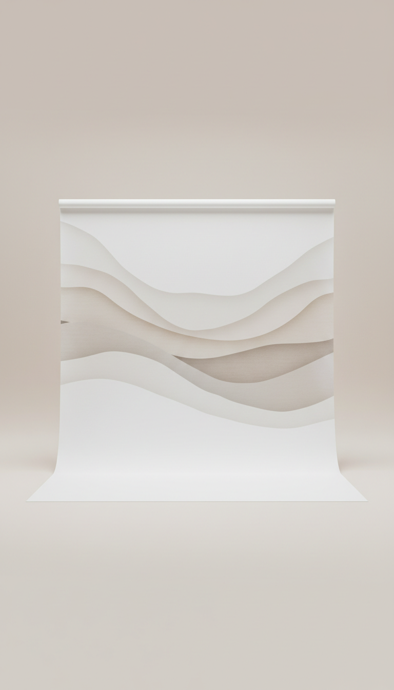 Pure White Fabric Event Backdrop