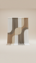 Soft Mocha Vinyl Event Backdrop